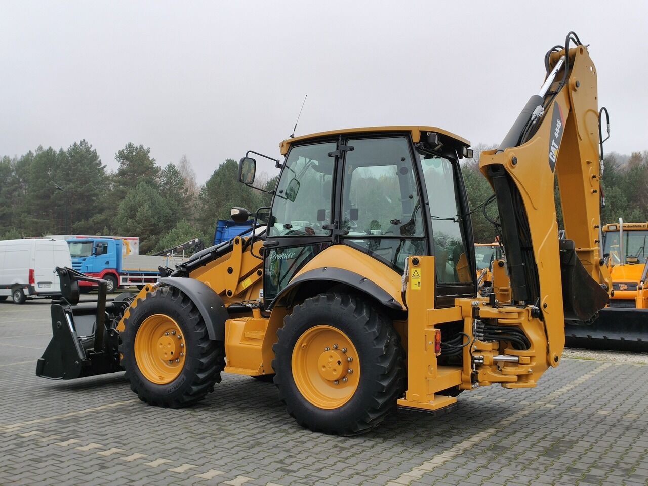 Backhoe loader Caterpillar 444E Premier Sterowanie na Joystickach FULL OPCJA- Photo 3