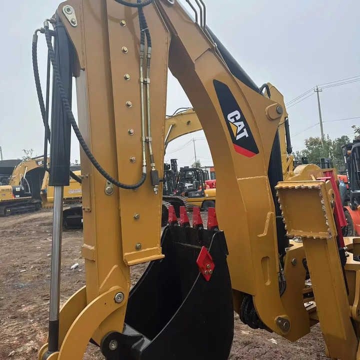 Backhoe loader Used Caterpillar CAT 450F Retro Excavator CAT420F Cheap Price for Sale- Photo 4