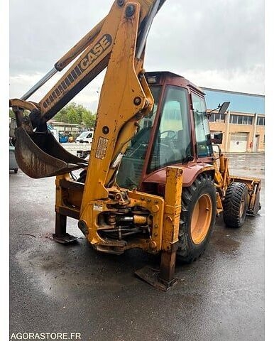 Baggerlader Case 580 SK 4X4- Photo 4