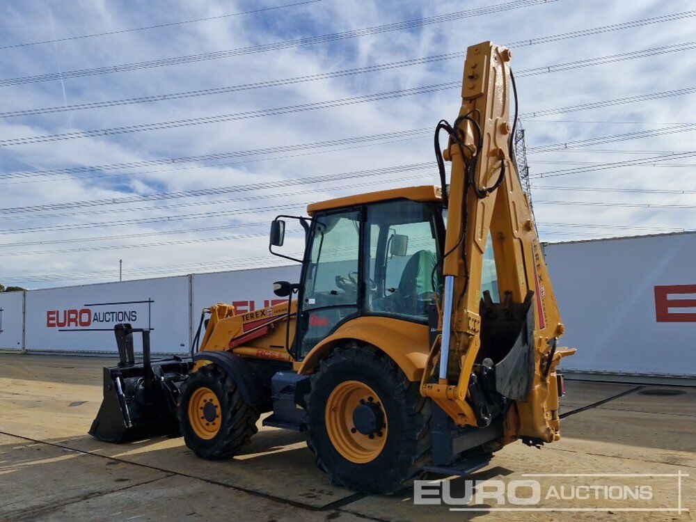 Backhoe loader Terex 4WD Turbo Backhoe Loader, QH, Front QH- Photo 3