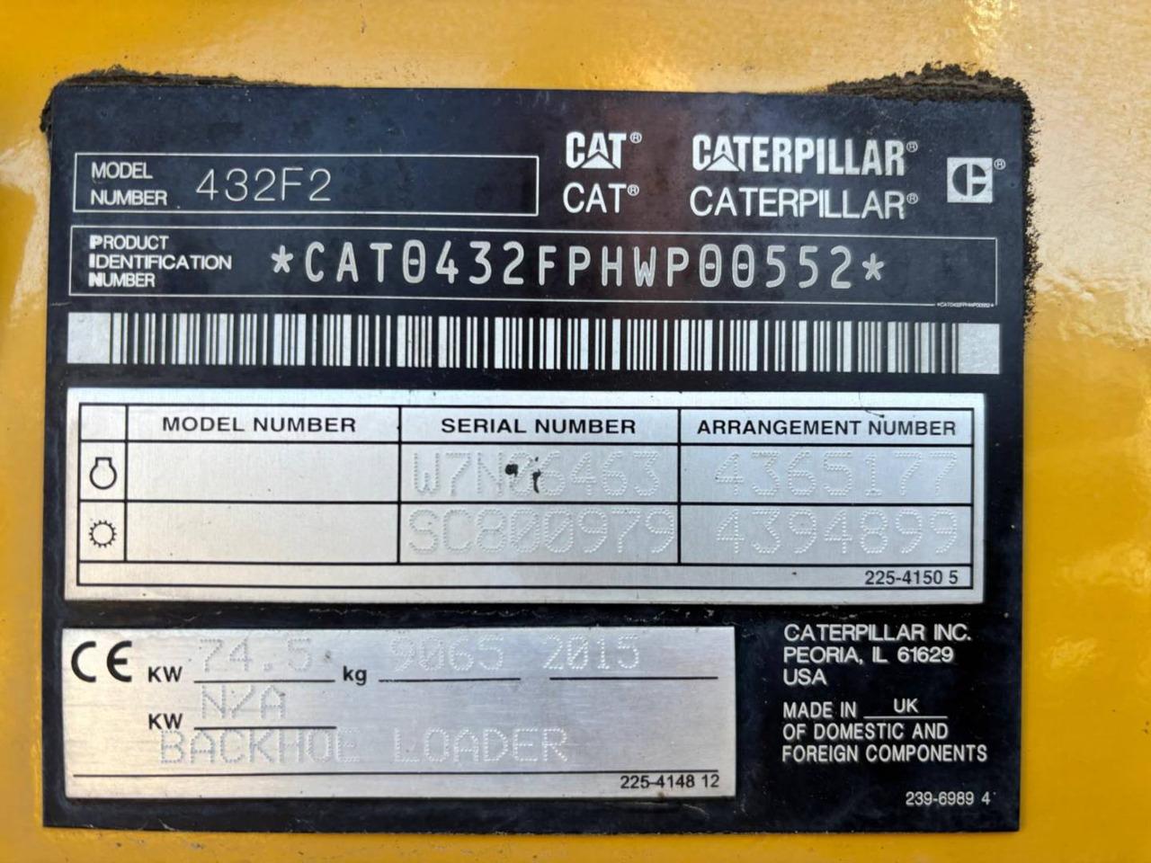 Baggerlader 432F2 432F2- Photo 6