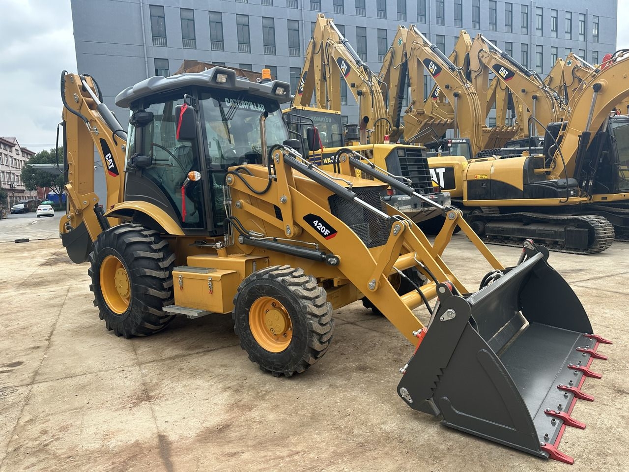 Baggerlader Used Backhoe High Quality CAT 420F- Photo 5