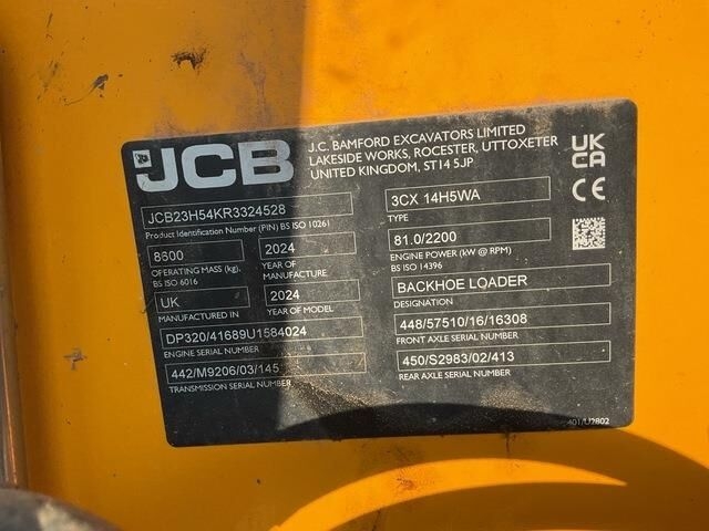 Backhoe loader JCB 3CX 14H5WA- Photo 5