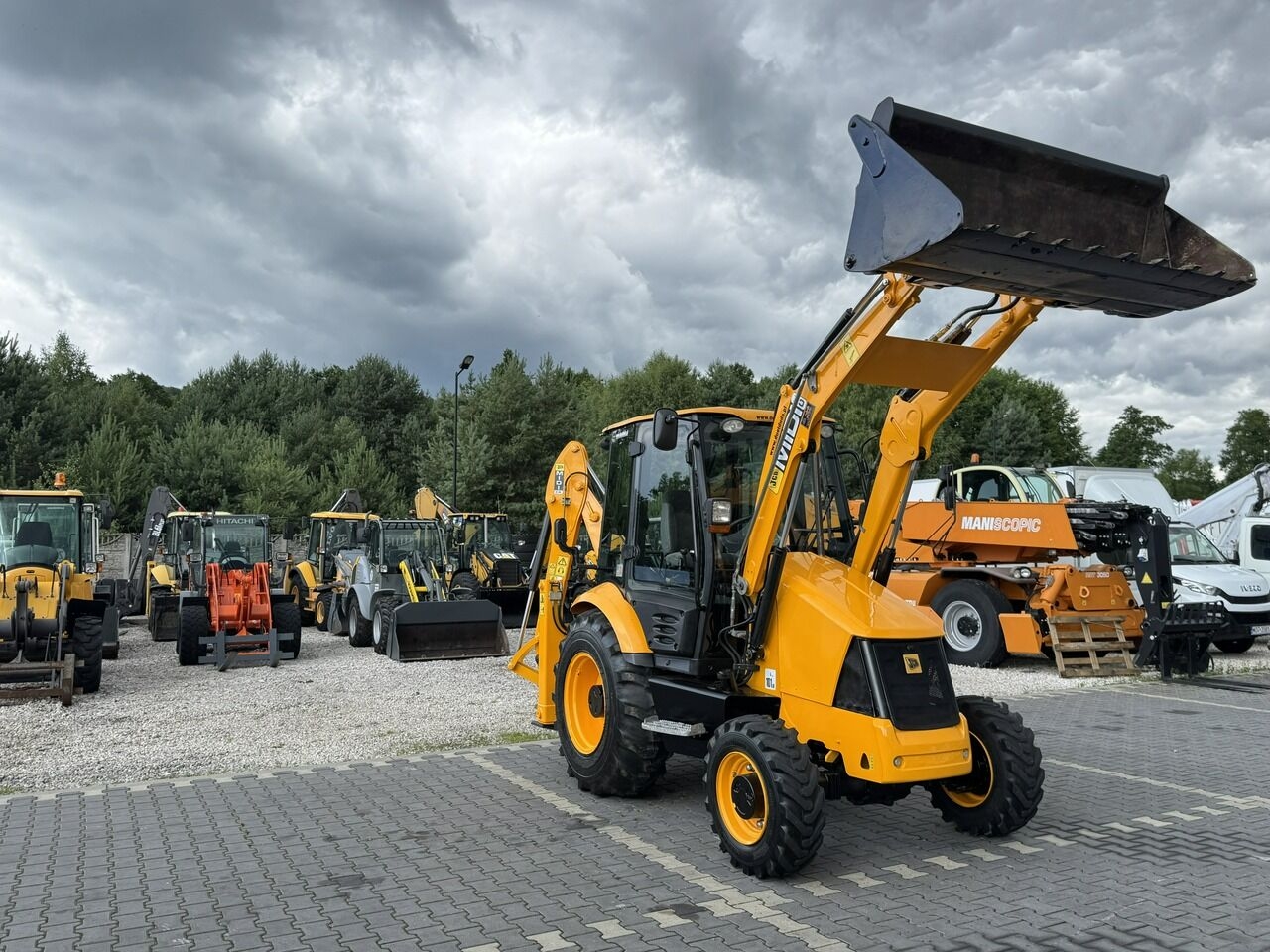 Backhoe loader JCB MIDI CX Szybkozłącze Nowe Opony bez luzów i wycieków Super Stan- Photo 4