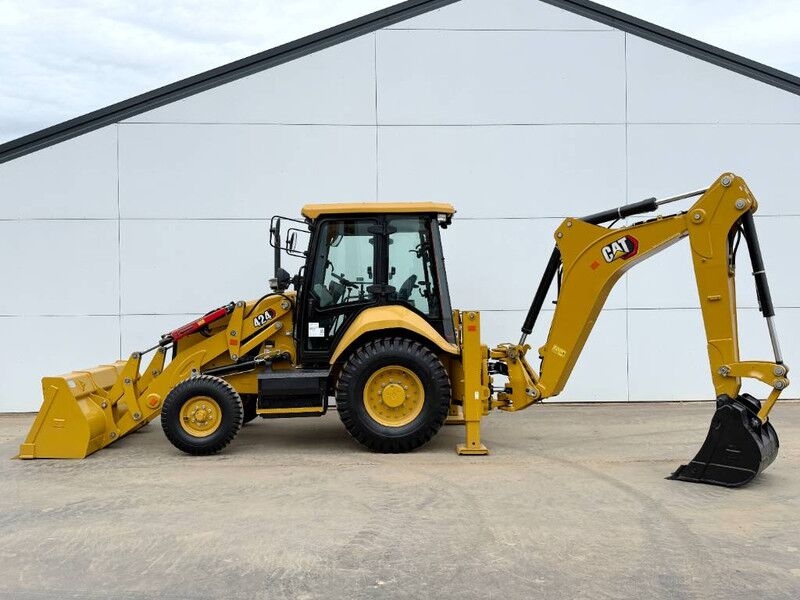 Baggerlader Cat 424 - BRAND NEW / UNUSED / Airco- Photo 2