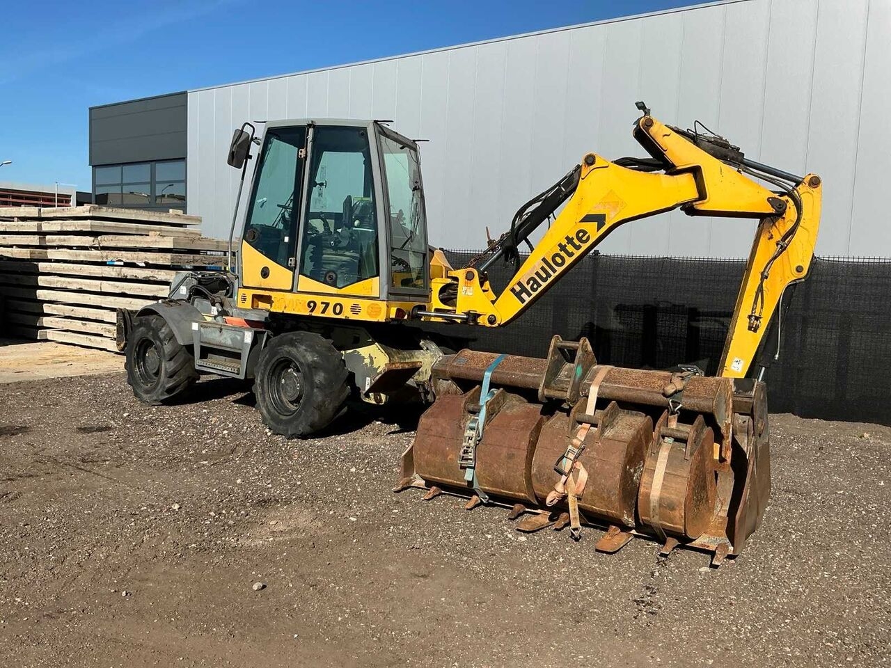 Backhoe loader HAULOTTE - 2008 - MJX 975 - BACKHOE LOADER- Photo 3