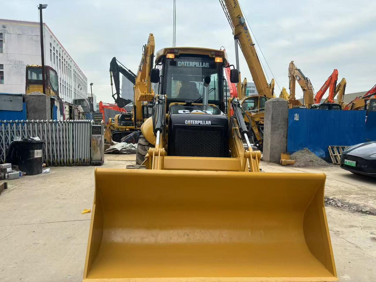 Baggerlader 420 Backhoe Loader CAT 420 420F 420F2 with telescopic boom JCB 3CX 4CX 420 Backhoe Loader CAT 420 420F 420F2 with telescopic boom JCB 3CX 4CX- Photo 3