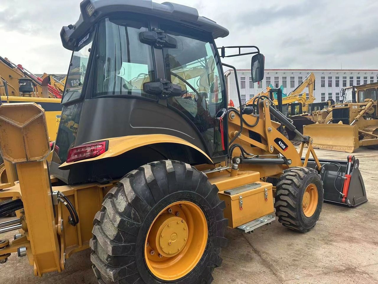 Baggerlader Used Backhoe High Quality CAT 420F- Photo 4