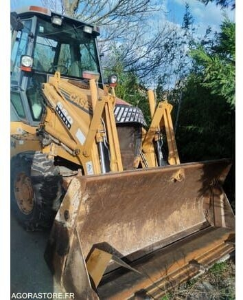 Baggerlader Tractopelle CASE 580 SLE - Non roulant Tractopelle CASE 580 SLE - Non roulant- Photo 3