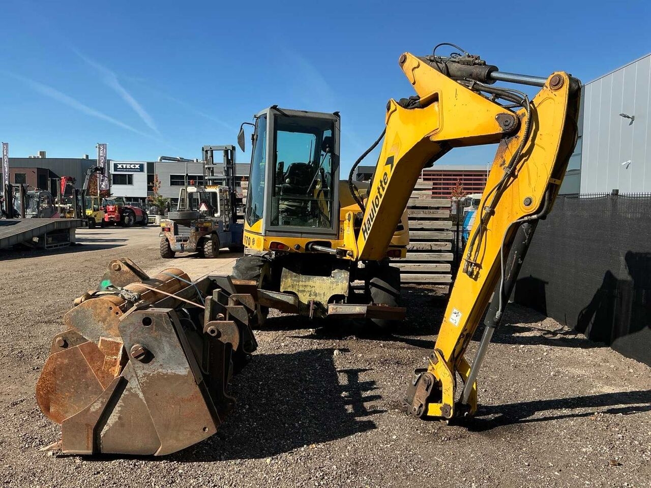 Backhoe loader HAULOTTE - 2008 - MJX 975 - BACKHOE LOADER- Photo 4