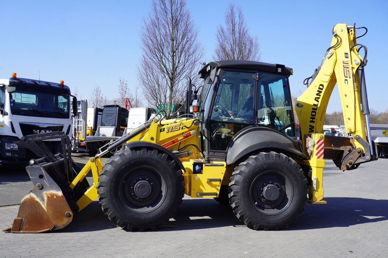 Backhoe loader New Holland B 115 C backhoe loader / 1000 MTH ! / 2021- Photo 5