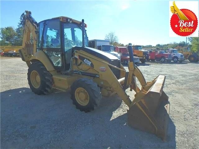 Baggerlader CATERPILLAR 420 E- Photo 2
