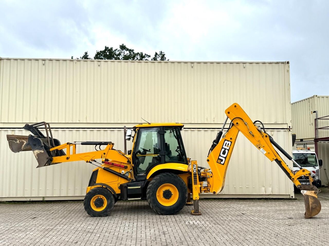 Backhoe loader JCB 3CX Plus, 2021 BJ, 5.436 H, 81 KW/ 110 PS- Photo 4