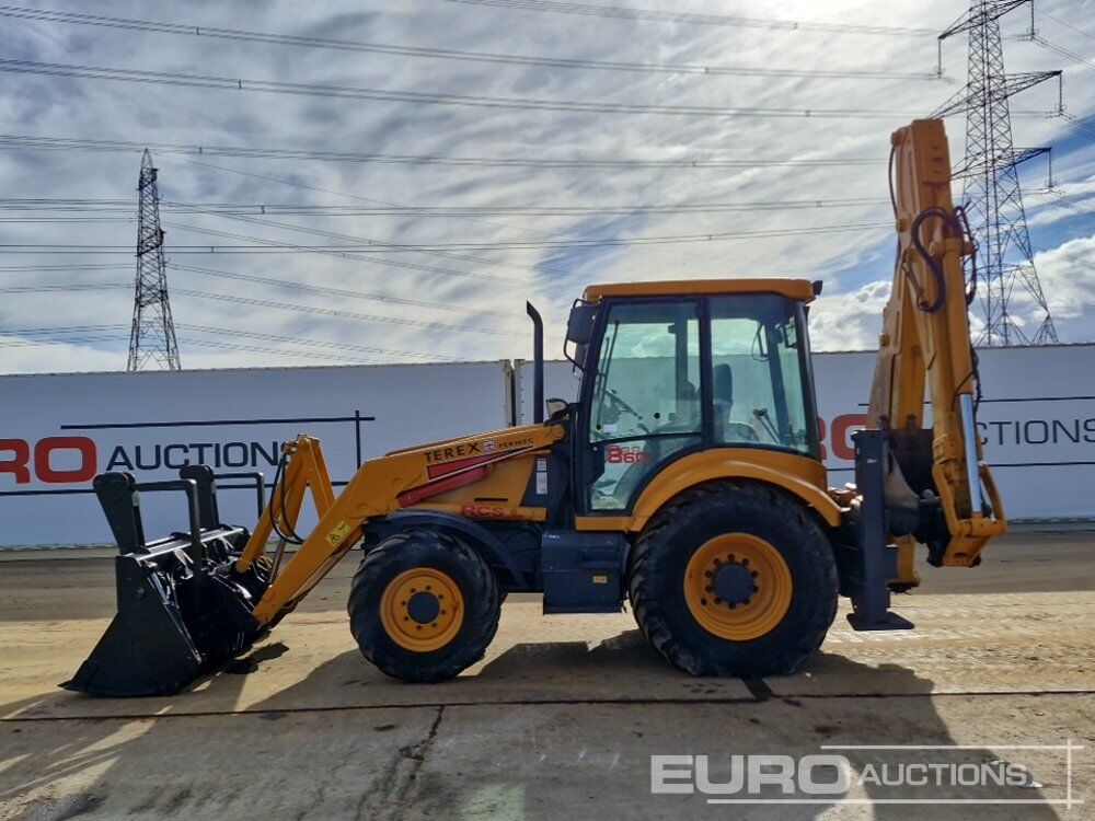 Backhoe loader Terex 4WD Turbo Backhoe Loader, QH, Front QH- Photo 2