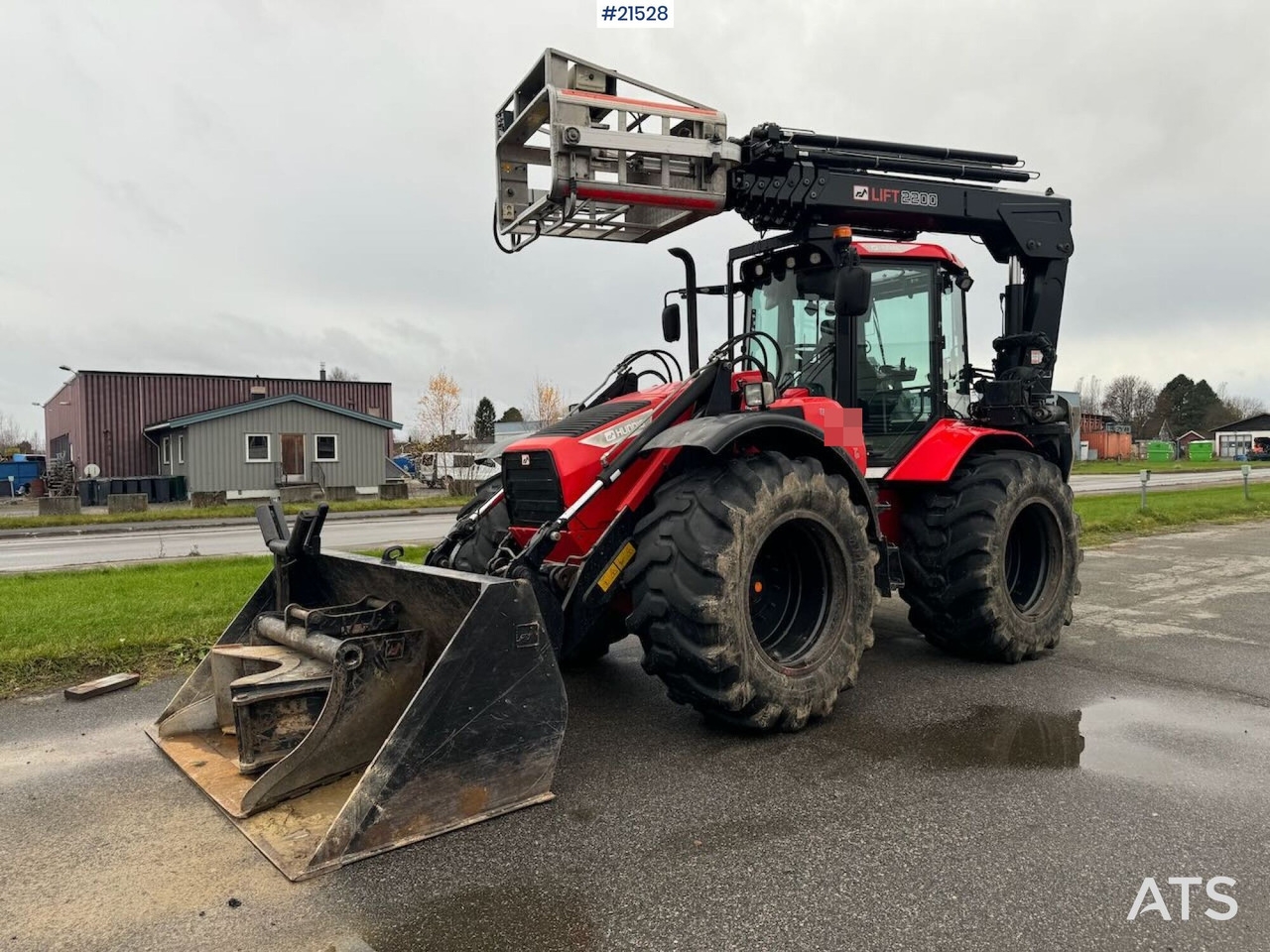 Backhoe loader 1260C Traktorgraver m/ Palfinger kran, Lift, rototilt og skuffe 1260C Traktorgraver m/ Palfinger kran, Lift, rototilt og skuffe- Photo 2