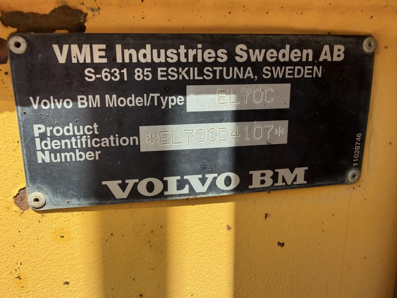 Backhoe loader Volvo EL 70 C- Photo 5