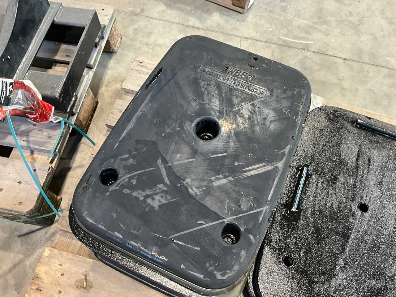 Baggerlader 3CX / 4CX RUBBER SUPPORT PLATES FOR JCB BACKHOE LOADERS (4X)- Photo 4