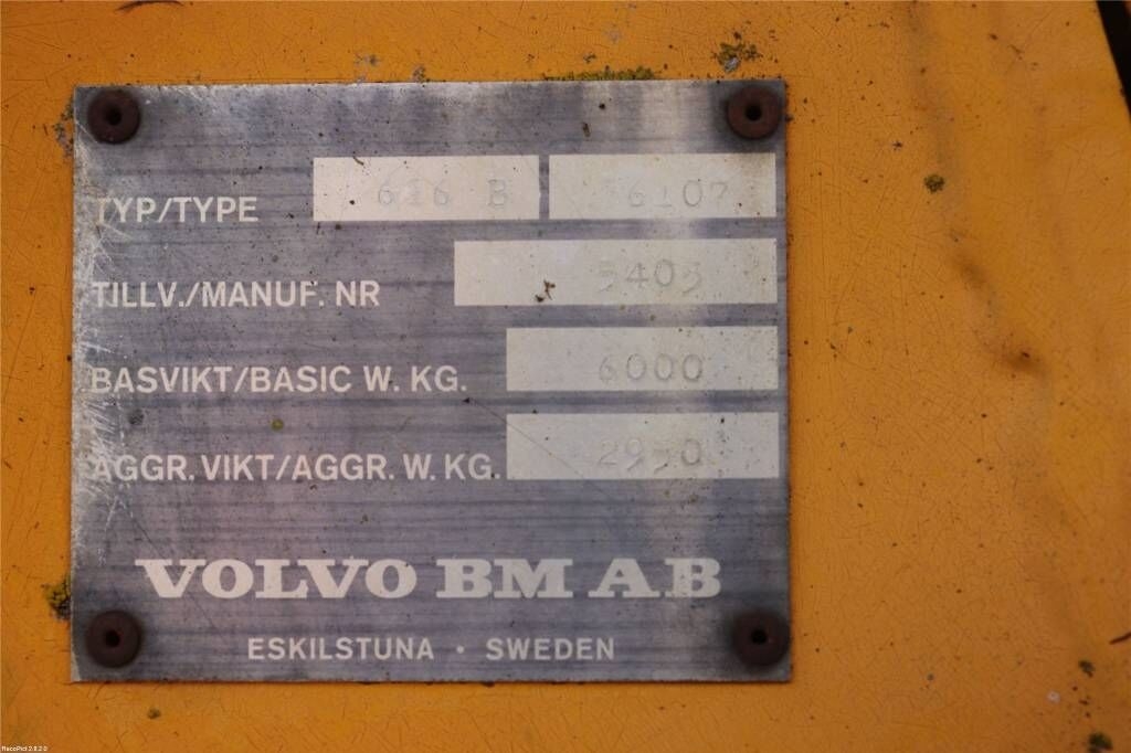 Baggerlader Volvo BM 616 B Dismantled. Only spare parts- Photo 5
