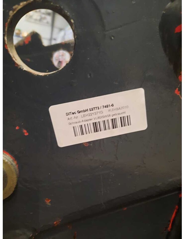 Baggerlader LEHNHOFF VL80 EXCAVATOR ATTACHMENT / SCREW ADAPTER LEHNHOFF VL80 EXCAVATOR ATTACHMENT / SCREW ADAPTER- Photo 3