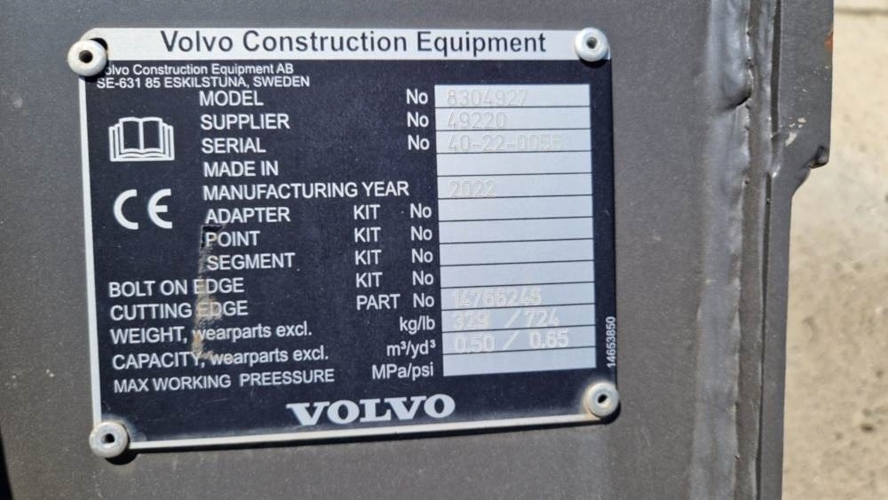 Baggerlader Volvo Tieflöffel mit Messer Volvo Tieflöffel mit Messer- Photo 5