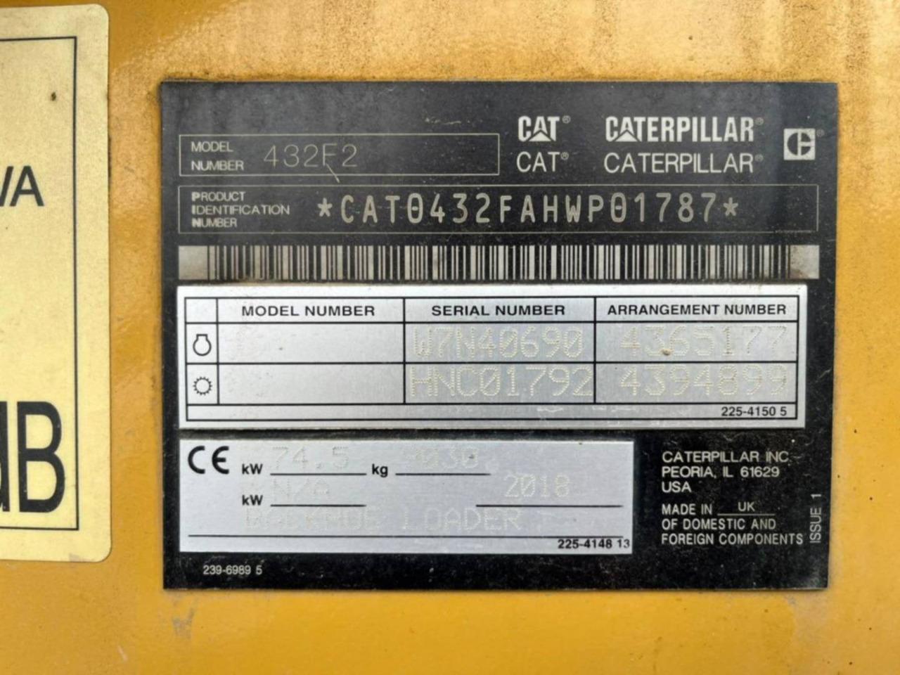 Baggerlader 432F2 432F2- Photo 6