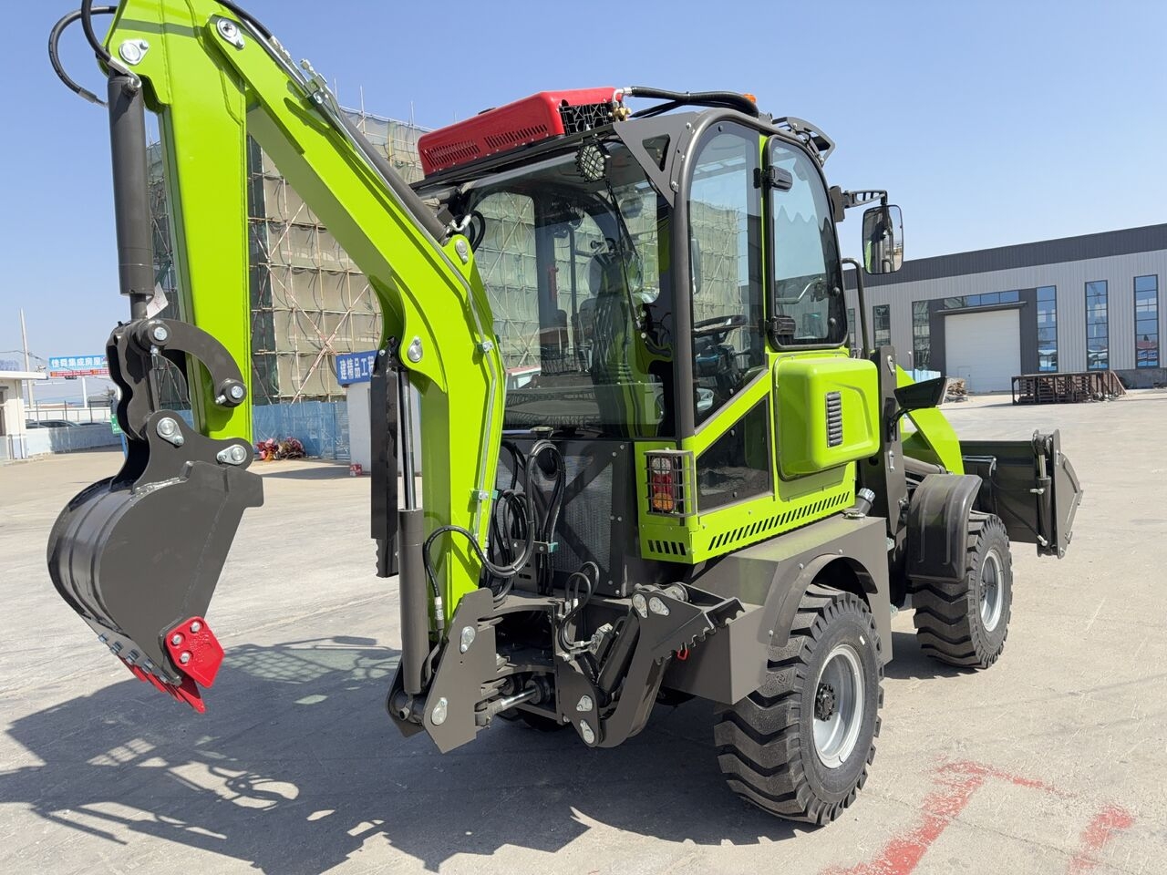Backhoe loader NICOSAIL 18-25 Backhoe Loader 3.4T 56HP New 2026- Photo 4