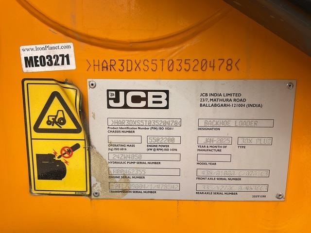 Baggerlader JCB 3DX JCB 3DX- Photo 5