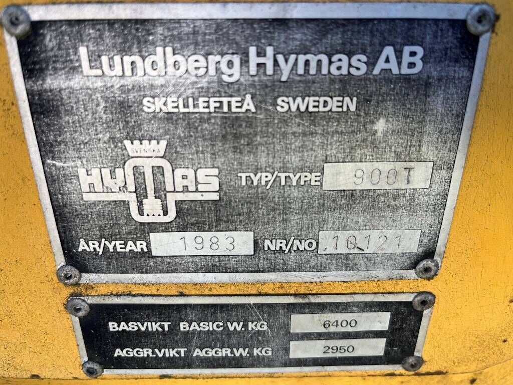 Backhoe loader Hymas 900 T Dismantled. Only spare parts- Photo 4