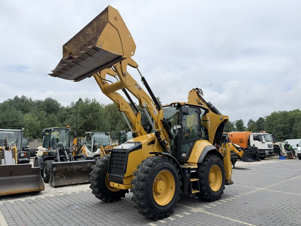 Baggerlader Caterpillar 444F Sterowanie na Joystickach Klima FULL OPCJA- Photo 3
