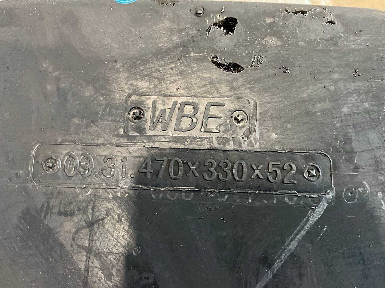 Baggerlader 3CX / 4CX RUBBER SUPPORT PLATES FOR JCB BACKHOE LOADERS (6X)- Photo 3