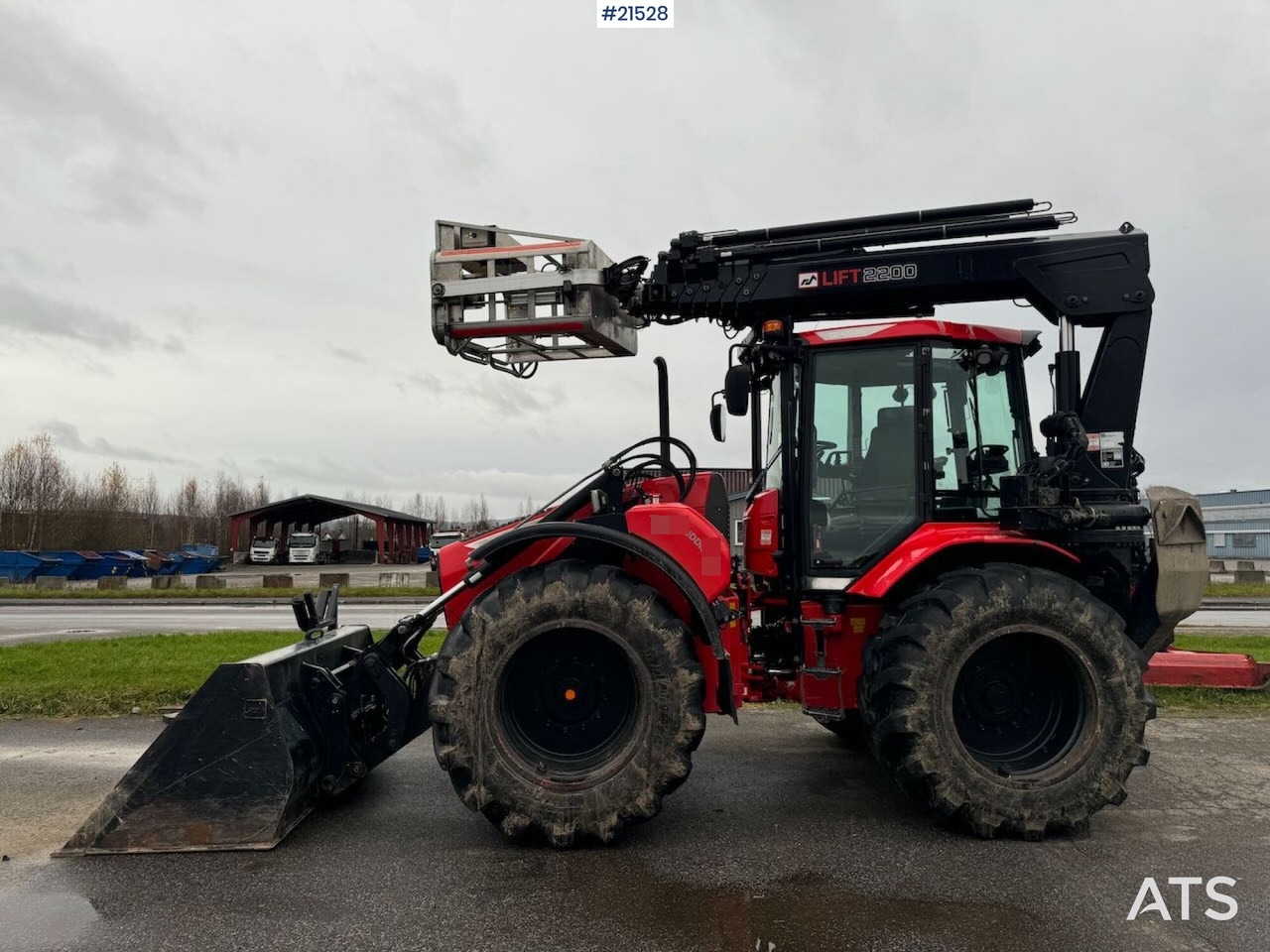 Backhoe loader 1260C Traktorgraver m/ Palfinger kran, Lift, rototilt og skuffe 1260C Traktorgraver m/ Palfinger kran, Lift, rototilt og skuffe- Photo 3