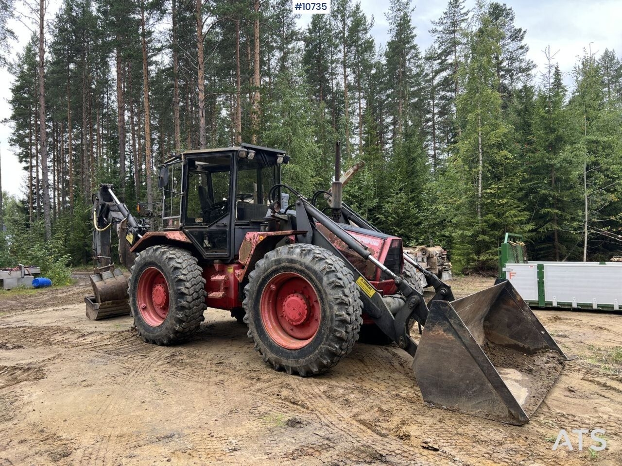 Backhoe loader HUDDIG 960 C6 Backhoe Loader- Photo 5