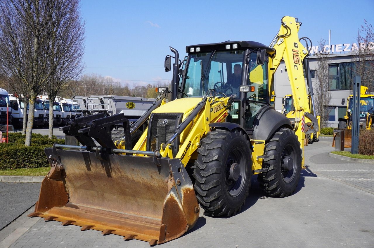 Baggerlader NEW HOLLAND B 115 C backhoe loader / 1000 MTH ! / 2021- Photo 4