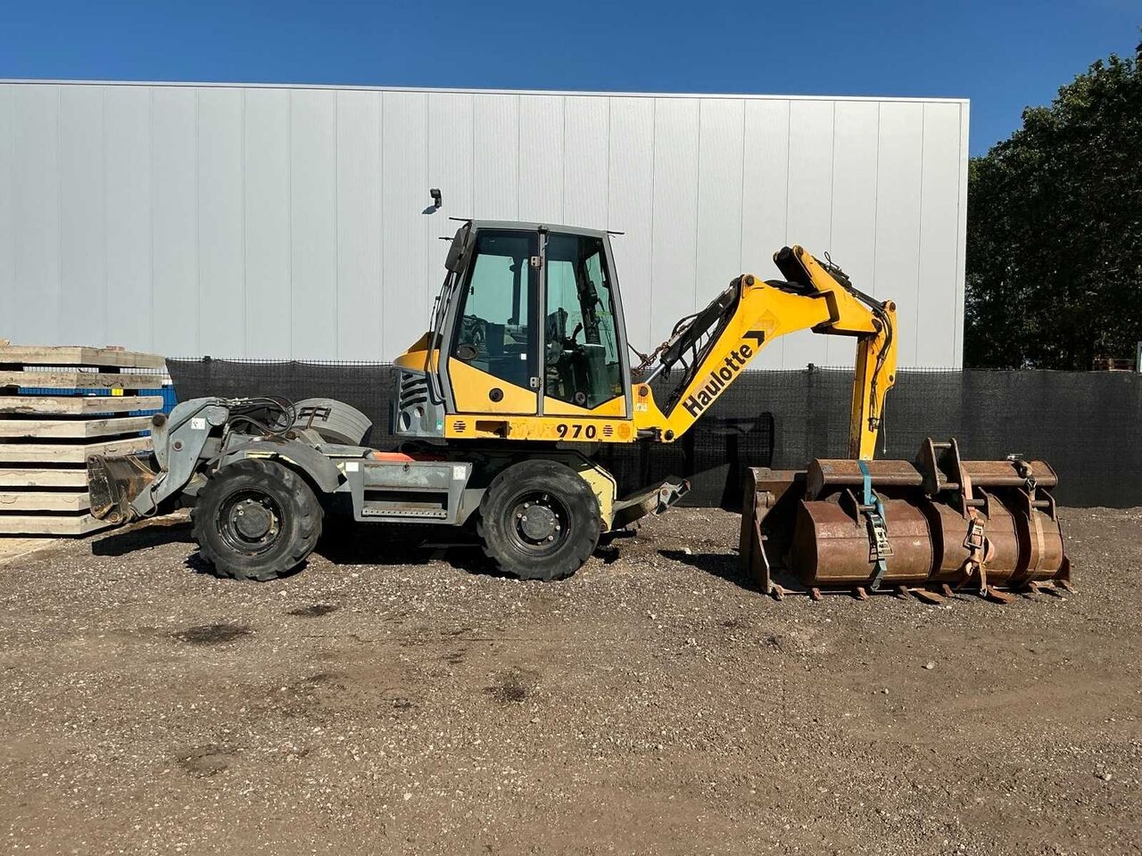 Backhoe loader HAULOTTE - 2008 - MJX 975 - BACKHOE LOADER- Photo 2