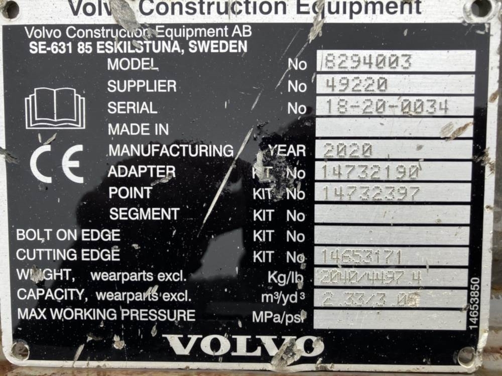 Backhoe loader Volvo Tieflöffel mit Zähnen S3 Volvo Tieflöffel mit Zähnen S3- Photo 4