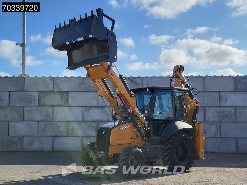 Koparko-ładowarka Case 570SV 4WD - A/C - 4-1 Bucket - Telestick - HP- Photo 5